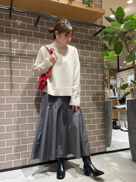 N. STAFFさん（レディース・158cm）の秋コーディネート