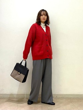 N. STAFFさん（レディース・160cm）の秋コーディネート