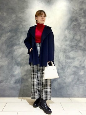「N.（N. Natural Beauty Basic）（エヌエヌナチュラルビューティーベーシック）のアイテム（その他アウター）」を使った、N. STAFFさん（レディース・154cm）の冬コーディネート
