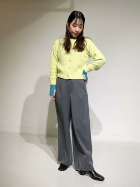 N. STAFFさん（レディース・160cm）の冬コーディネート