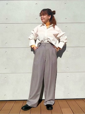 N. STAFFさん（レディース・154cm）の冬コーディネート