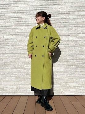 「N.（N. Natural Beauty Basic）（エヌエヌナチュラルビューティーベーシック）のアイテム（その他アウター）」を使った、N. STAFFさん（レディース・154cm）の冬コーディネート