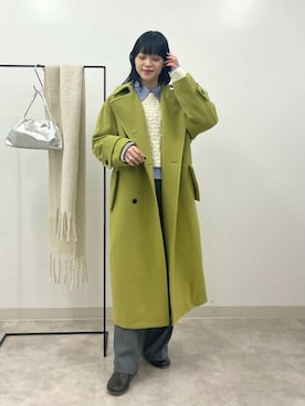 「N.（N. Natural Beauty Basic）（エヌエヌナチュラルビューティーベーシック）のアイテム（その他アウター）」を使った、N. STAFFさん（レディース・157cm）の冬コーディネート