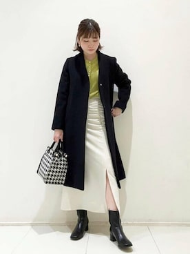 「N.（N. Natural Beauty Basic）（エヌエヌナチュラルビューティーベーシック）のアイテム（その他アウター）」を使った、N. STAFFさん（レディース・158cm）の冬コーディネート