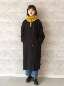 「N.（N. Natural Beauty Basic）（エヌエヌナチュラルビューティーベーシック）のアイテム（その他アウター）」を使った、N. STAFFさん（レディース・164cm）の冬コーディネート