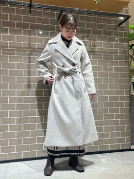 「N.（N. Natural Beauty Basic）（エヌエヌナチュラルビューティーベーシック）のアイテム（その他アウター）」を使った、N. STAFFさん（レディース・157cm）の冬コーディネート