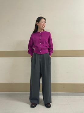 N. STAFFさん(レディース・157cm)の冬コーディネート