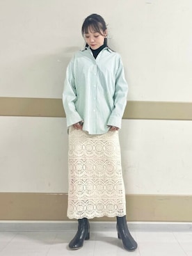 N. STAFFさん(レディース・157cm)の冬コーディネート