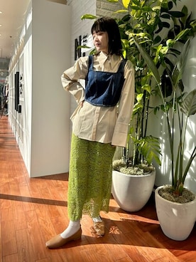 N. STAFFさん(レディース・160cm)の冬コーディネート