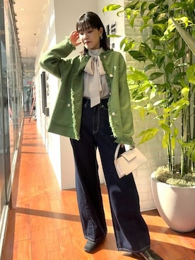 「N.（N. Natural Beauty Basic）（エヌエヌナチュラルビューティーベーシック）のアイテム（その他アウター）」を使った、N. STAFFさん（レディース・160cm）の冬コーディネート