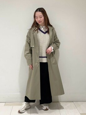 「N.（N. Natural Beauty Basic）（エヌエヌナチュラルビューティーベーシック）のアイテム（その他アウター）」を使った、N. STAFFさん（レディース・159cm）の冬コーディネート