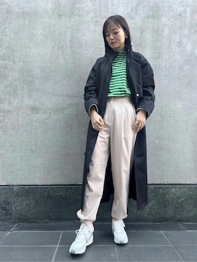 「N.（N. Natural Beauty Basic）（エヌエヌナチュラルビューティーベーシック）のアイテム（その他アウター）」を使った、N. STAFFさん（レディース・157cm）の冬コーディネート