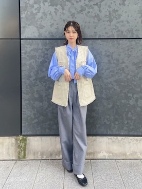 「N.（N. Natural Beauty Basic）（エヌエヌナチュラルビューティーベーシック）のアイテム（その他アウター）」を使った、N. STAFFさん（レディース・166cm）の冬コーディネート