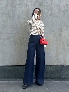 N. STAFFさん（レディース・157cm）の春コーディネート