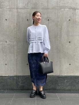 N. STAFFさん（レディース・157cm）の春コーディネート