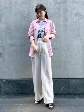 N. STAFFさん（レディース・157cm）の春コーディネート