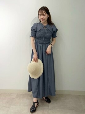 N. STAFFさん(レディース・159cm)の春コーディネート