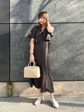 N. STAFFさん（レディース・168cm）の春コーディネート