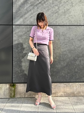 N. STAFFさん（レディース・168cm）の春コーディネート