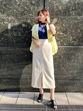 N. STAFFさん（レディース・158cm）の春コーディネート