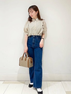 N. STAFFさん（レディース・159cm）の春コーディネート