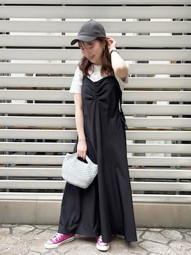 「N.（N. Natural Beauty Basic）（エヌエヌナチュラルビューティーベーシック）のアイテム（帽子）」を使った、N. STAFFさん（レディース・159cm）の春コーディネート