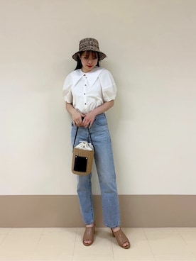N. STAFFさん（レディース・166cm）の春コーディネート