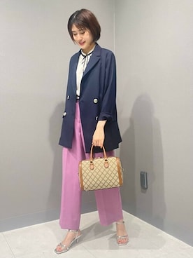 「N.（N. Natural Beauty Basic）（エヌエヌナチュラルビューティーベーシック）のアイテム（テーラードジャケット）」を使った、N. STAFFさん（レディース・161cm）の春コーディネート