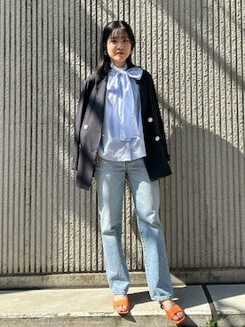 「N.（N. Natural Beauty Basic）（エヌエヌナチュラルビューティーベーシック）のアイテム（テーラードジャケット）」を使った、N. STAFFさん（レディース・160cm）の春コーディネート