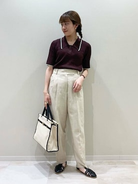 N. STAFFさん（レディース・161cm）の春コーディネート