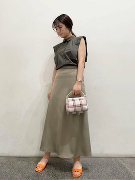 N. STAFFさん（レディース・164cm）の春コーディネート