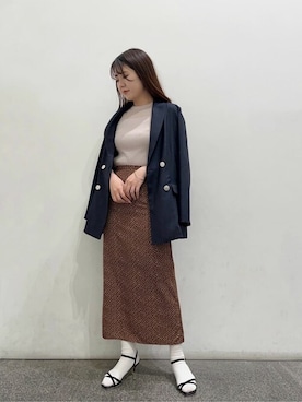 「N.（N. Natural Beauty Basic）（エヌエヌナチュラルビューティーベーシック）のアイテム（テーラードジャケット）」を使った、N. STAFFさん（レディース・164cm）の春コーディネート