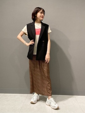 N. STAFFさん（レディース・161cm）の春コーディネート