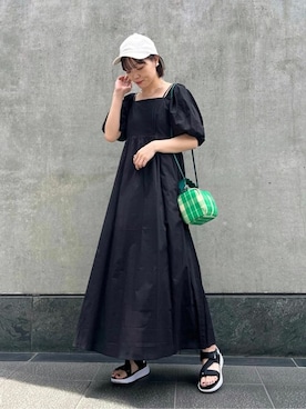 「N.（N. Natural Beauty Basic）（エヌエヌナチュラルビューティーベーシック）のアイテム（帽子）」を使った、N. STAFFさん（レディース・157cm）の春コーディネート