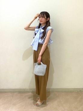 N. STAFFさん（レディース・159cm）の春コーディネート