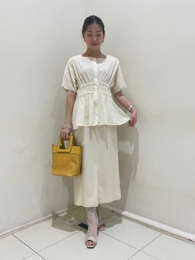 N. STAFFさん（レディース・157cm）の春コーディネート