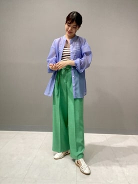 N. STAFFさん（レディース・161cm）の春コーディネート