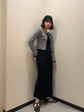 N. STAFFさん（レディース・168cm）の春コーディネート