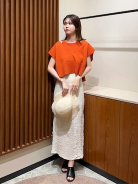 N. STAFFさん（レディース・166cm）の春コーディネート