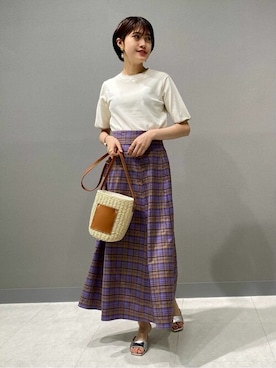 N. STAFFさん（レディース・161cm）の春コーディネート