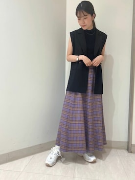 N. STAFFさん（レディース・159cm）の春コーディネート