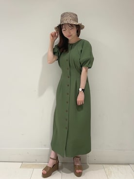 「N.（N. Natural Beauty Basic）（エヌエヌナチュラルビューティーベーシック）のアイテム（帽子）」を使った、N. STAFFさん（レディース・159cm）の春コーディネート