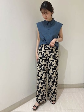 N. STAFFさん（レディース・159cm）の春コーディネート