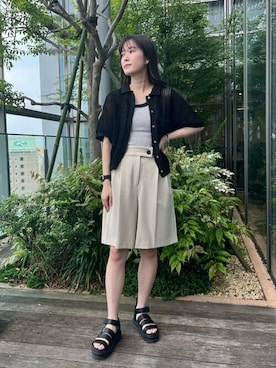 N. STAFFさん（レディース・159cm）の春コーディネート