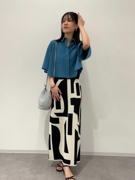 N. STAFFさん（レディース・160cm）の春コーディネート