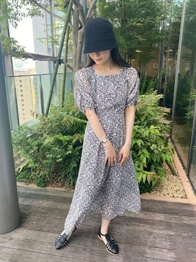 「N.（N. Natural Beauty Basic）（エヌエヌナチュラルビューティーベーシック）のアイテム（帽子）」を使った、N. STAFFさん（レディース・159cm）の春コーディネート