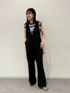 「N.（N. Natural Beauty Basic）（エヌエヌナチュラルビューティーベーシック）のアイテム（サロペット/オーバーオール）」を使った、N. STAFFさん（レディース・160cm）の春コーディネート