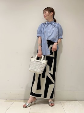 N. STAFFさん（レディース・159cm）の春コーディネート