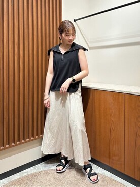 N. STAFFさん（レディース・158cm）の春コーディネート