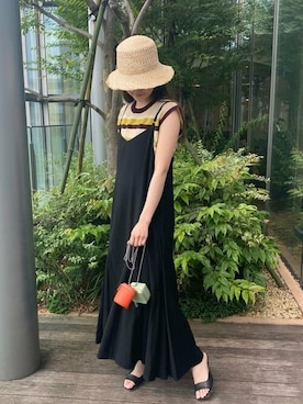 「N.（N. Natural Beauty Basic）（エヌエヌナチュラルビューティーベーシック）のアイテム（帽子）」を使った、N. STAFFさん（レディース・159cm）の夏コーディネート